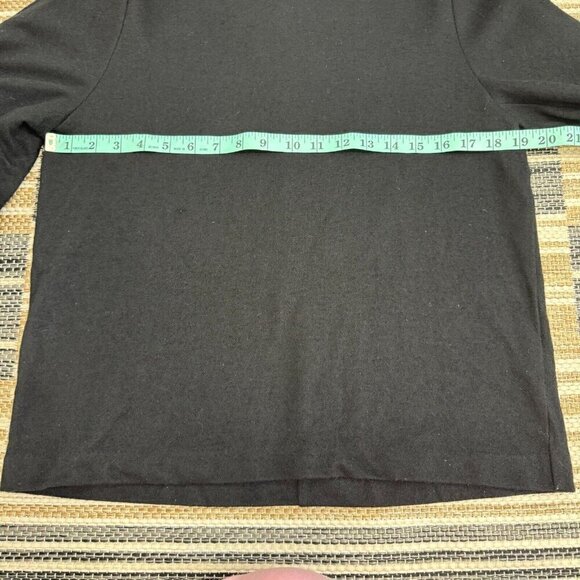 COS Womens Sweater Long Sleeve Turtle Neck Wool Blend Pullover Black Size XS - Picture 8 of 9